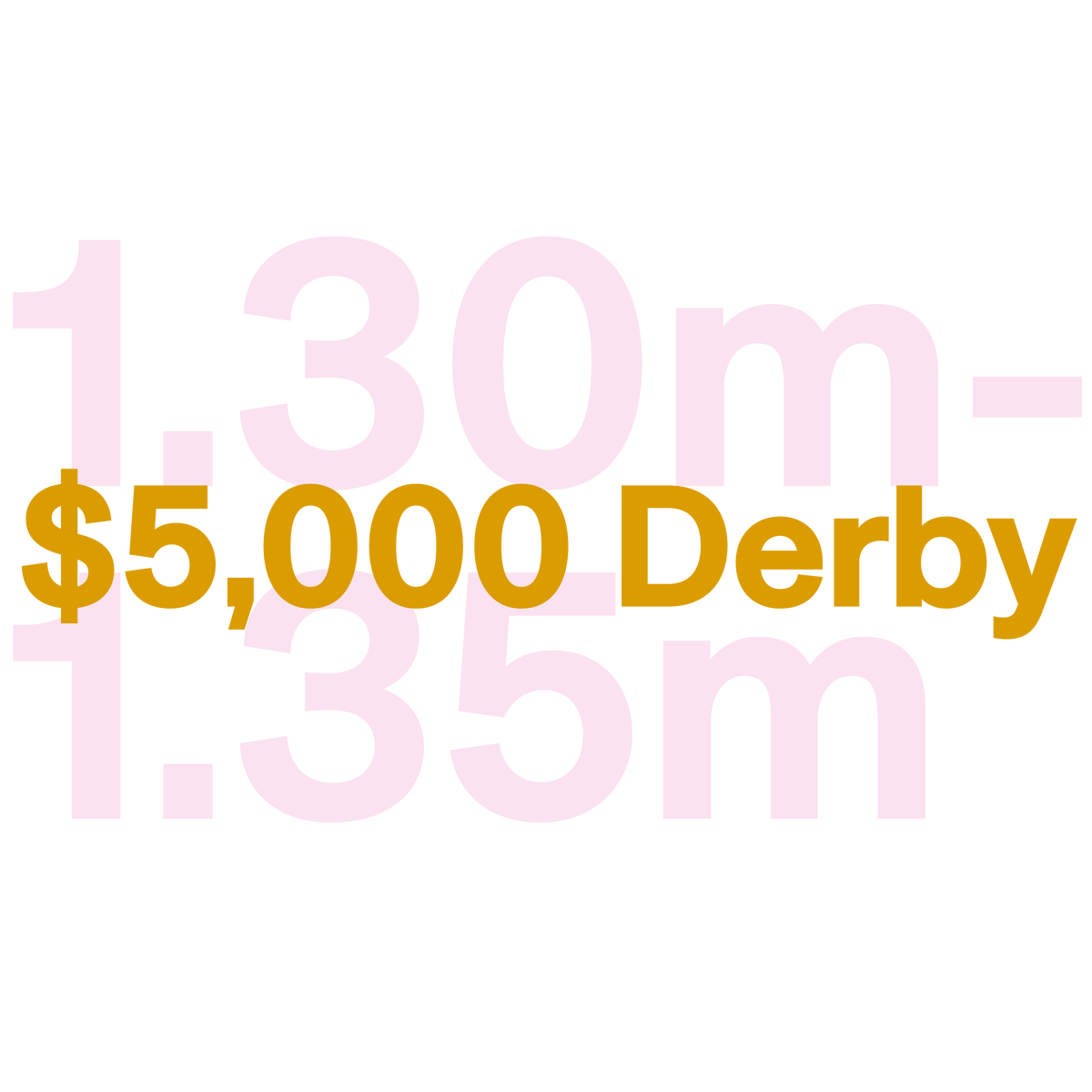 1.30m - 1.35m Derby